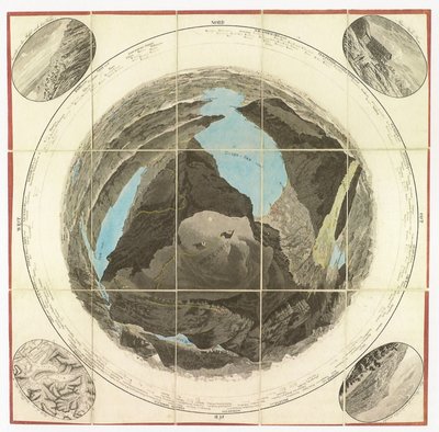 Panorama oder Zirkel-Aussicht vom Rigiberg, 1830 da Franz Ludwig Pfyffer